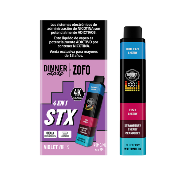 ZOFO STX 4 EN 1 - 4000 Puffs